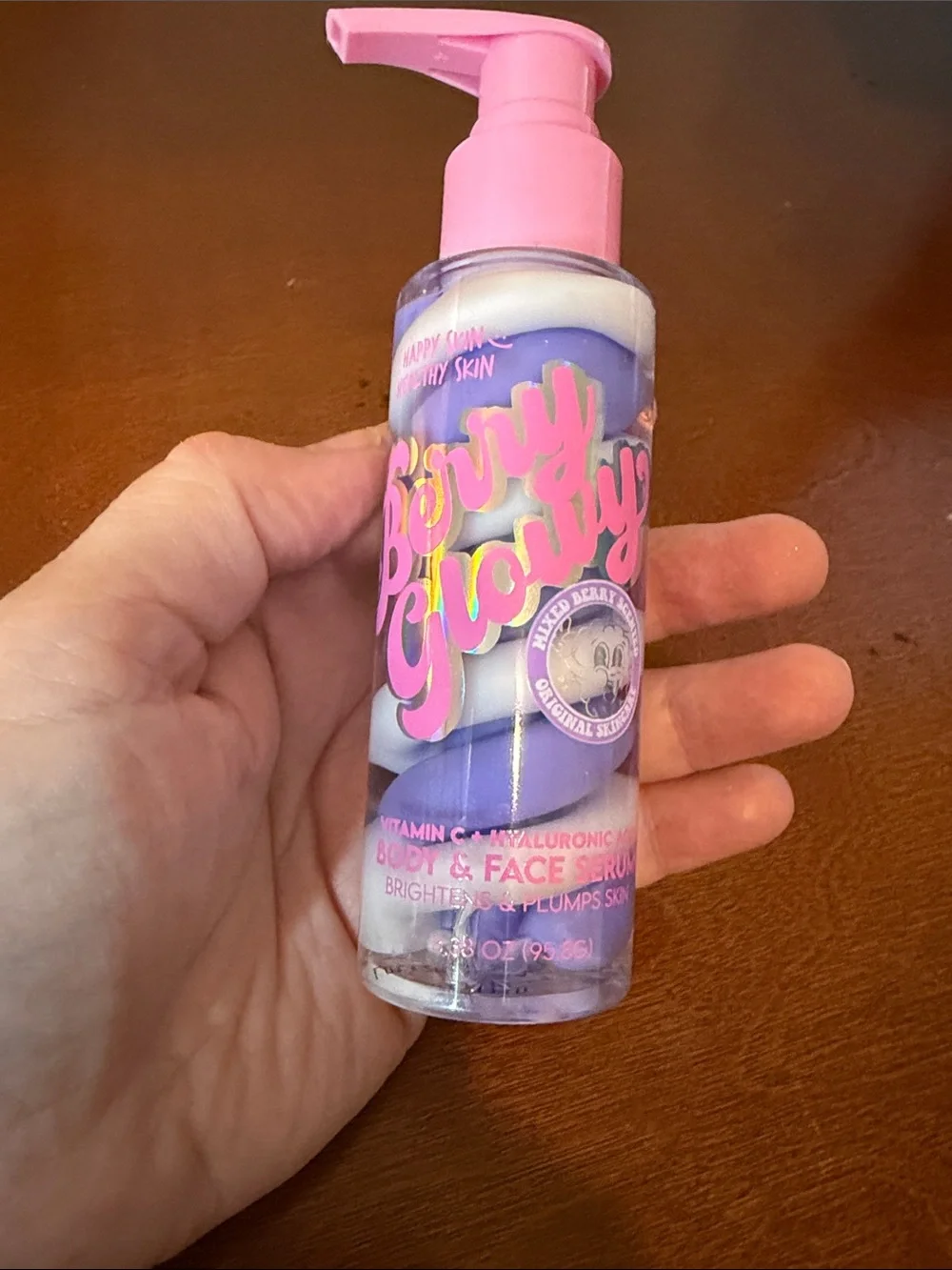 Berry Glowy Body & Face Serum - Pink/Purple